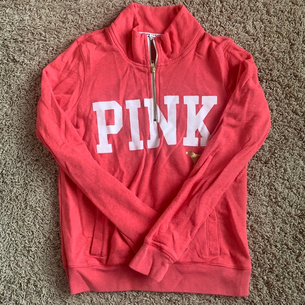 Victoria’s Secret PINK half zip sweatshirt